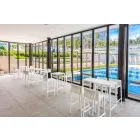 Stapelbarer Gartenhocker Vondom Spritz H 97 cm aus Polypropylen Viadurini