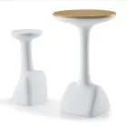 Gartenhocker aus farbigem Polyethylen Made in Italy - Stromboli Viadurini