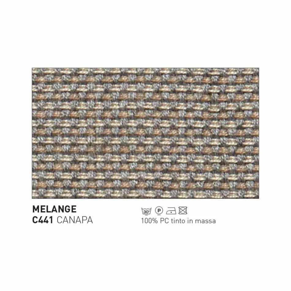 Varaschin System Gartenhocker aus gepolstertem Stoff und Aluminium Viadurini