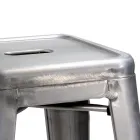 Innen und Außen Eisen Hocker Höhe 45 cm - Schreibwaren Viadurini