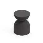 Wohnzimmerhocker aus Polyethylen in verschiedenen Farben - Loopy Viadurini