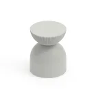 Wohnzimmerhocker aus Polyethylen in verschiedenen Farben - Loopy Viadurini