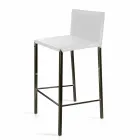 Moderner Design Hocker mit Alwyn H 86 cm Rückenlehne, made in Italy Viadurini