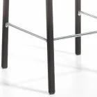 Moderner Design Hocker mit Alwyn H 86 cm Rückenlehne, made in Italy Viadurini