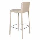 Moderner Design Hocker mit Alwyn H 86 cm Rückenlehne, made in Italy Viadurini