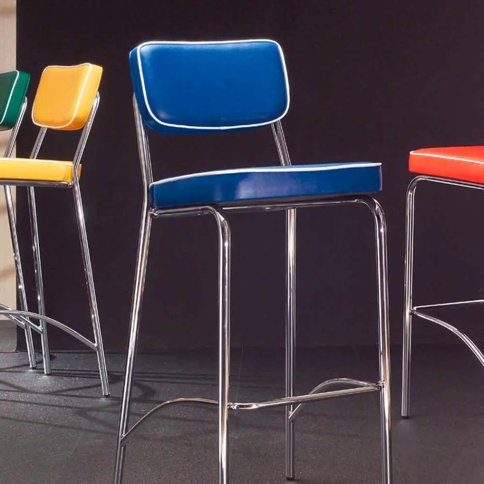 Design Stuhl 50 Jahre in faux Graffiti Unica Viadurini