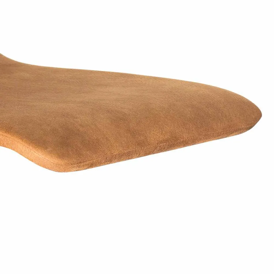 Design Hocker mit verstellbarem Sitz und Inigo Chromgestell Viadurini