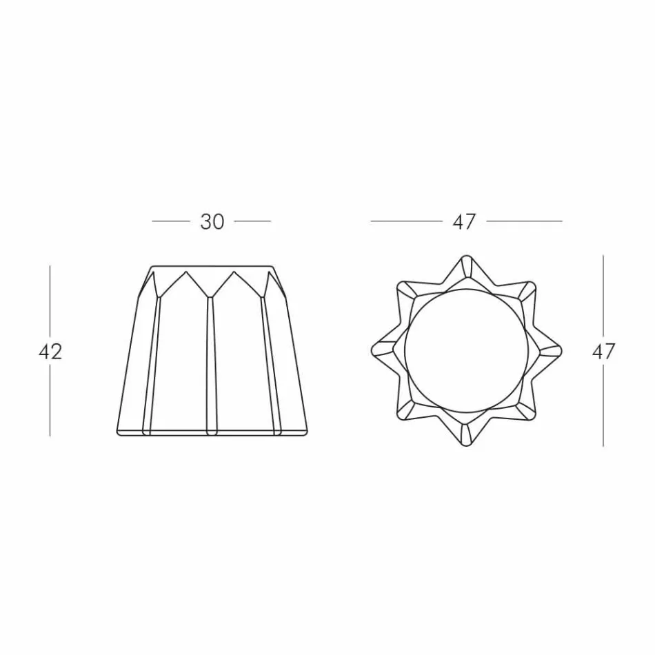 Modernes Design farbiger Pandoro-Hocker von Slide - Pandoro Viadurini