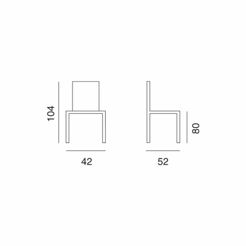 Design Hocker für Küche oder Esszimmer Celine H80 Viadurini