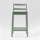 Luxushocker aus massiver Buche mit Stoffsitz, hergestellt in Italien – Nora Viadurini