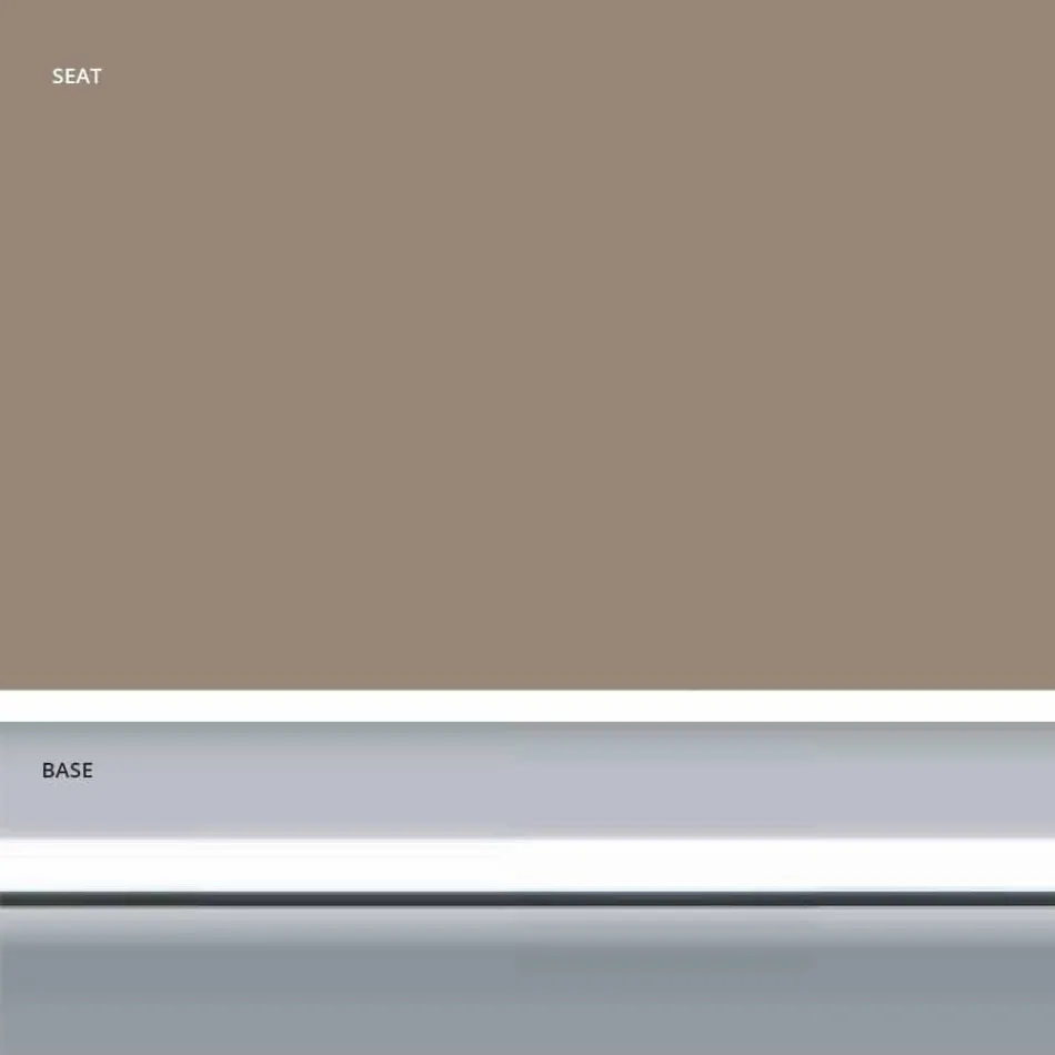 Hocker aus Kunstleder, H 65 cm, modernes Design - Alina Viadurini