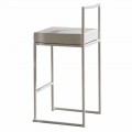 Hocker aus Kunstleder H 65 cm, modernens Design - Alina