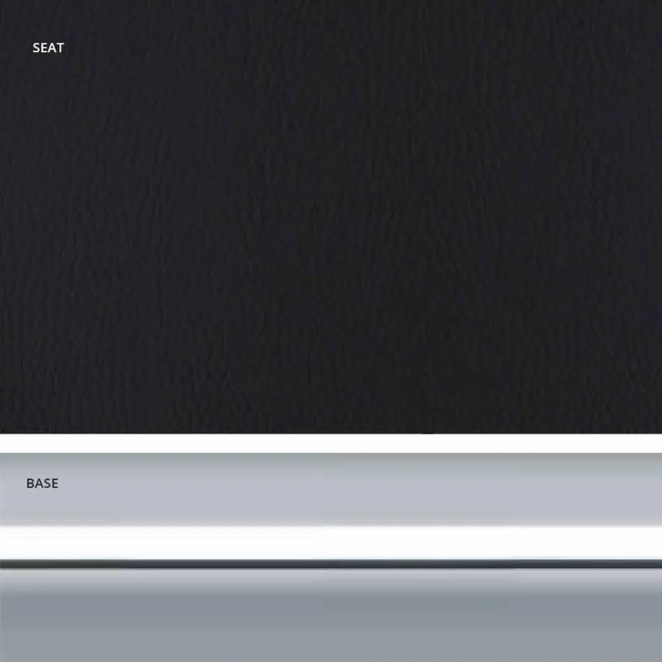 Hocker aus Kunstleder, H 65 cm, modernes Design - Alina Viadurini