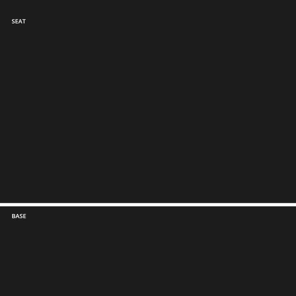 Stapelbarer Hocker aus Metall und Polypropylen Hergestellt in Italien, 2 Stück - Charla Viadurini