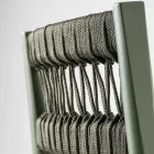 Hocker aus massiver Buche mit farbigem Seilgeflecht, hergestellt in Italien – Nora Viadurini