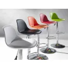 Hocker aus Polypropylen, modernes Design und Liftable - Pink Viadurini