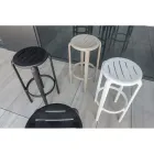 Hocker aus glasfaserverstärktem Polypropylen in verschiedenen Farben - Neev Viadurini