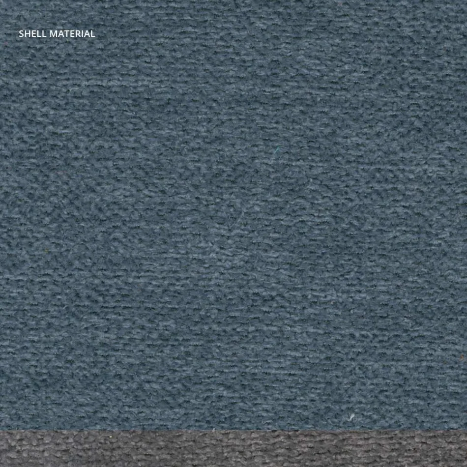 Moderner Hocker aus farbigem Metall und Stoff Made in Italy - Marianet Viadurini