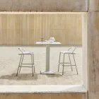 Outdoor Hocker mit Kissen Made in Italy - Noss by Varaschin Viadurini