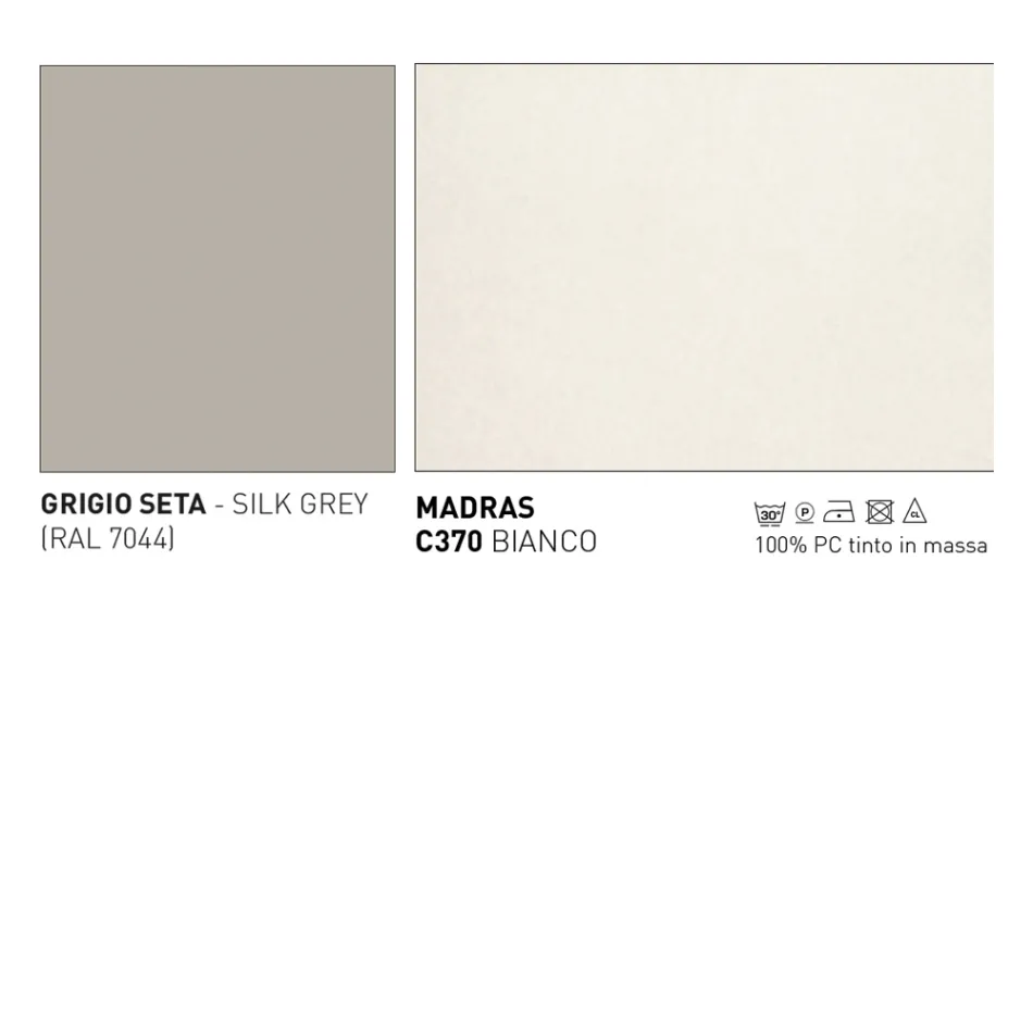 Outdoor Hocker mit Kissen Made in Italy - Noss by Varaschin Viadurini