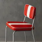 Hocker 50er Jahre Design aus Kunstleder Banda Viadurini