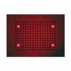 Rechteckige Kopfbrause Bossini Dusche einen Strahl mit Chromotherapie Viadurini