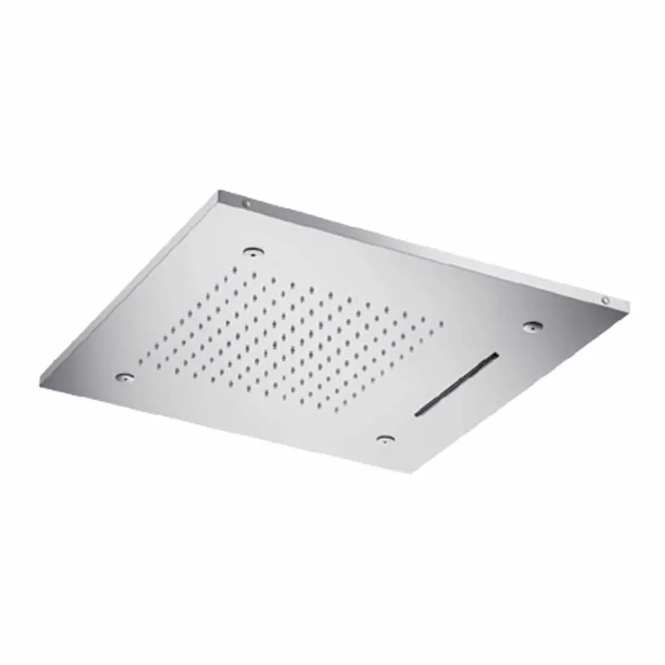 Duschkopf aus Edelstahl mit Farbtherapie Made in Italy - Solver Viadurini