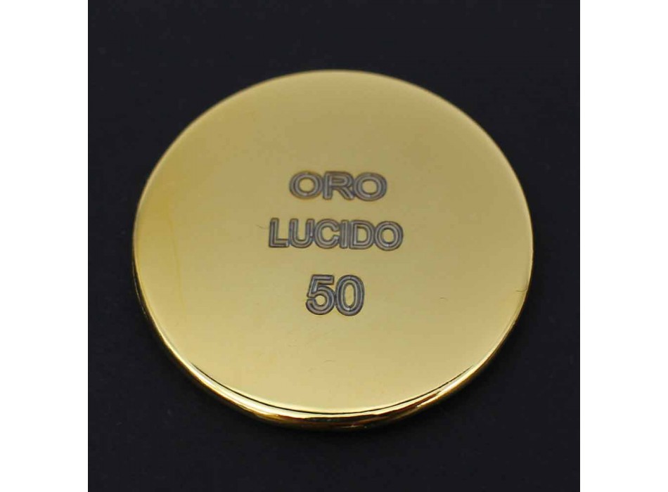 Luxus quadratischer Duschkopf aus Edelstahl mit Farbtherapie Made in Italy - Bilbo Viadurini