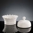 Handgefertigtes Keramik-Ornament in Form einer Krone Made in Italy - Kingo Viadurini