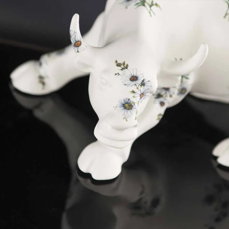Handgefertigtes Keramik Ornament in Bull-Form Made in Italy - Bulino Viadurini