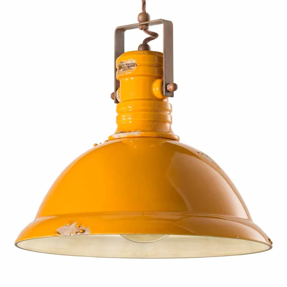 Suspension Keramikindustrie und Glocke Metall Ruth Viadurini