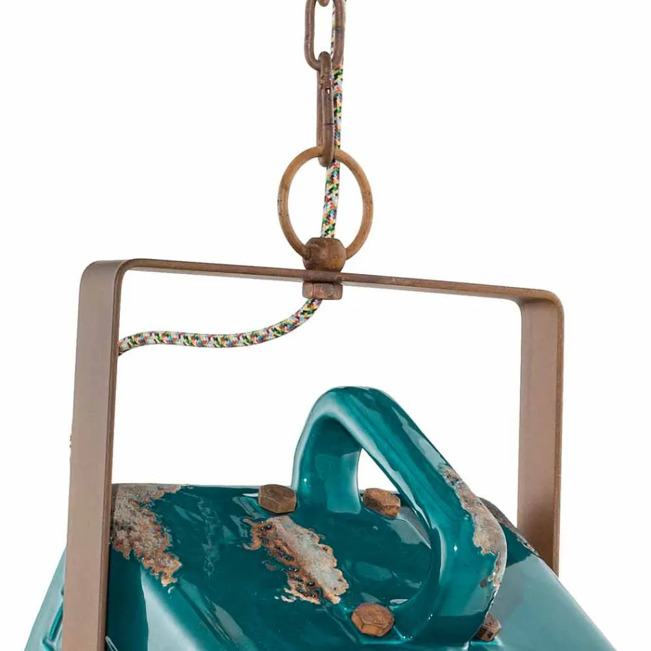 Suspension Design Scheinwerfer im Vintage-Keramik und Eisen Allie Viadurini