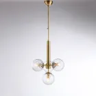 Italienische Eisen-Pendelleuchte für die Inneneinrichtung - Como Viadurini