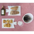 Moderne Untersetzer aus farbigem Marmor Made in Italy, 2 Stück - Nessa Viadurini