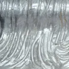 Silberner Wandspiegel, modernes Goldholz hergestellt in Italien Teodoro Viadurini