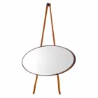Wandmontierter Spiegel / stehendes Massivholz Grilli York made in Italy Viadurini