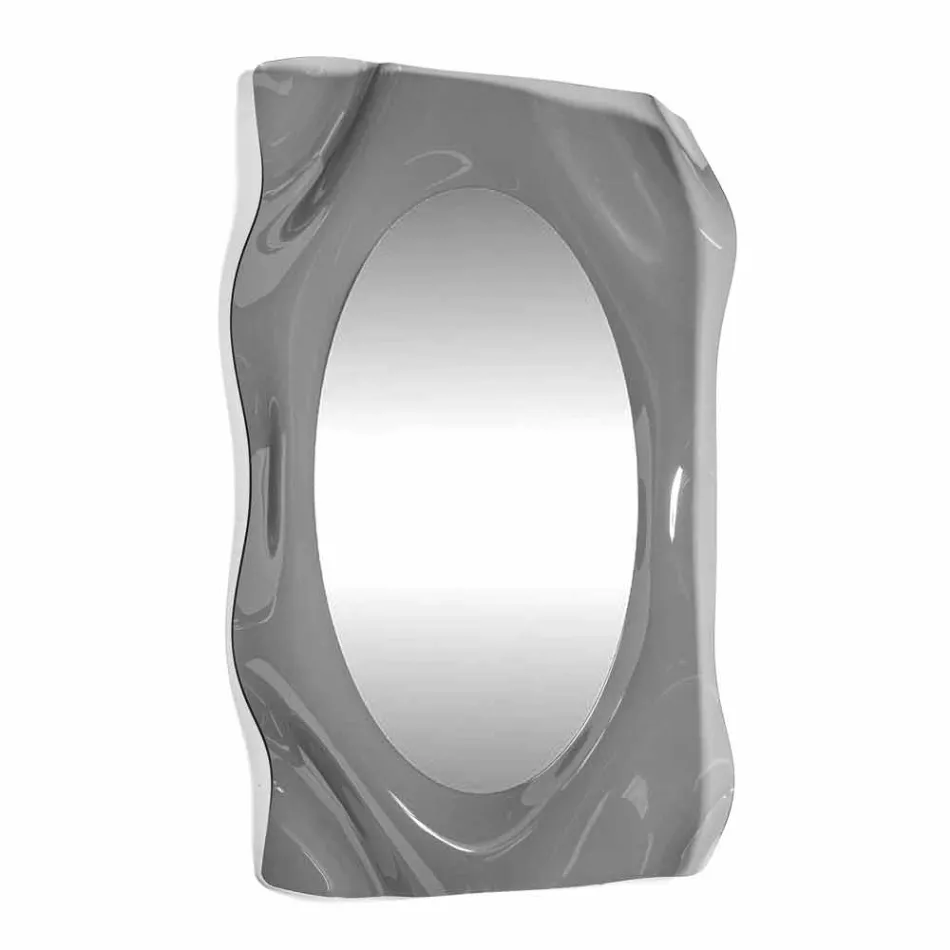 Moderner Wandspiegel der Diva geraucht, hergestellt in Italien Viadurini