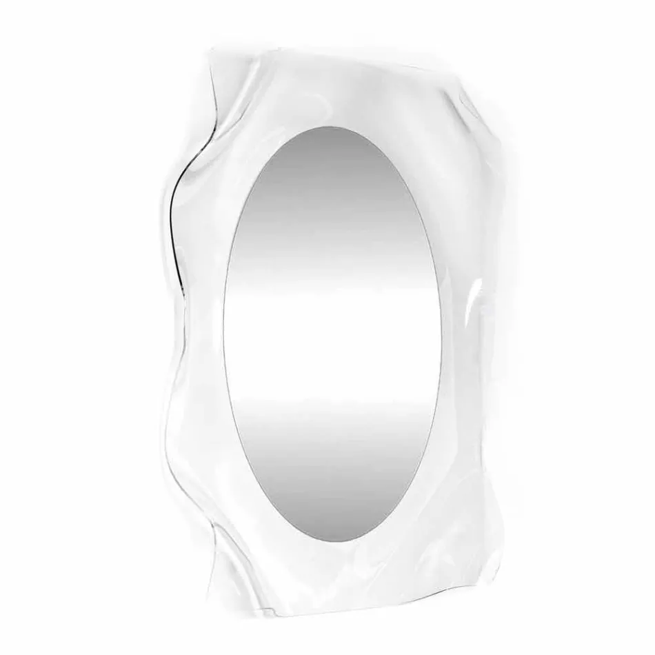 Modernes Design transparenter Wandspiegel Diva, made in Italy Viadurini