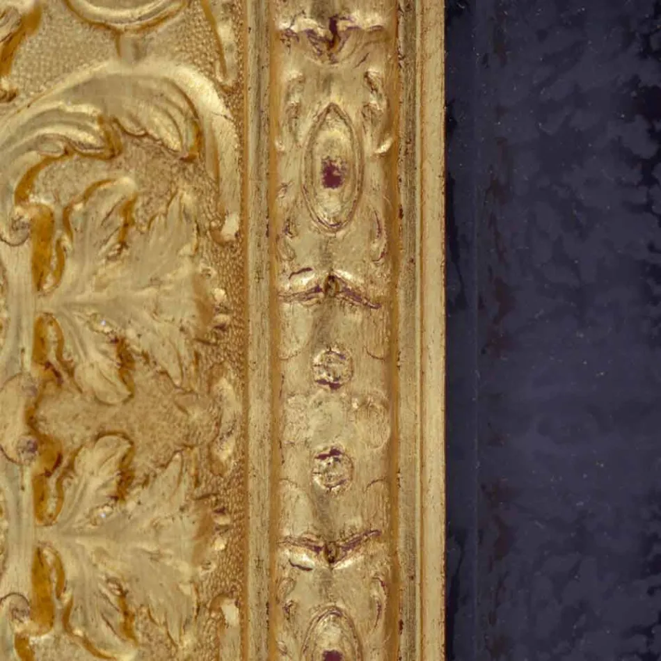 Wandspiegel aus rechteckigem Holz made in Italy Raphael Viadurini