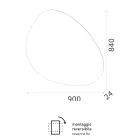 Spiegel mit umschaltbarer LED-Hintergrundbeleuchtung, hergestellt in Italien – Talk Viadurini