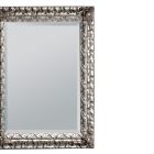 Spiegel mit geschliffenem Spiegel und Rahmen aus Blattsilber, hergestellt in Italien – Roua Viadurini