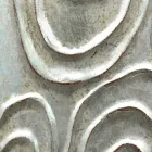 Gold, Weiß und Silber Wandspiegel aus Holz Eugenio made in Italy Viadurini