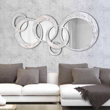 Wandspiegel in modernem Design Circles von Viadurini Decor Viadurini