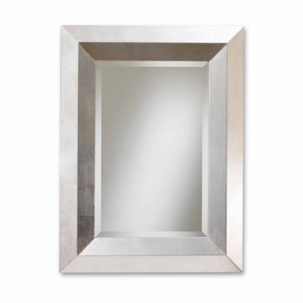 Spiegel Designer Wand mit Holzrahmen Lot Viadurini