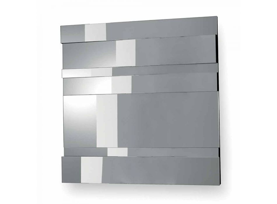 Modernes Design Glas- und Metallwandspiegel Made in Italy - Pallino Viadurini