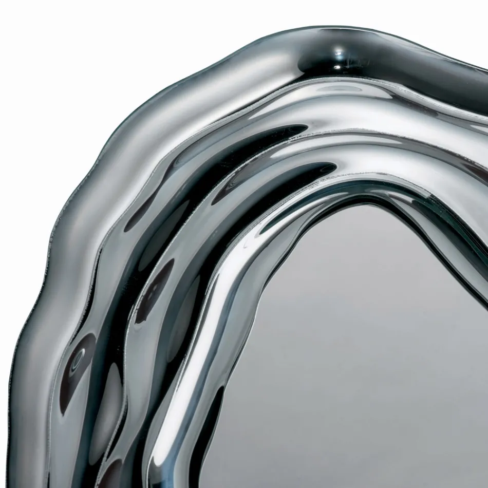 Wandspiegel aus Kristall, hergestellt in Italien – Pescara Viadurini