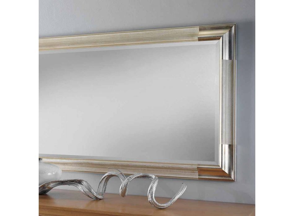 Moderner Holzwandspiegel made in Italy von Piera Viadurini