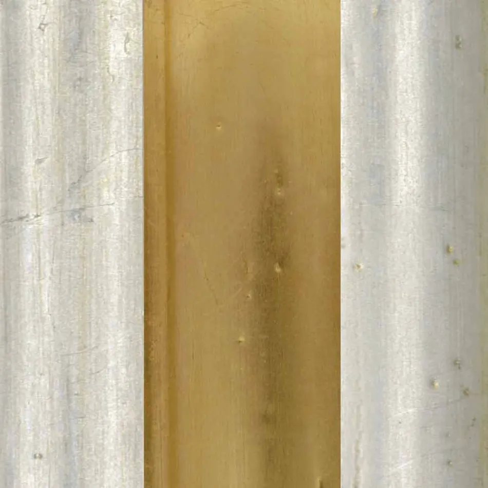 Tannenholzfußbodenspiegel mit Sockel made in Italy Jonni Viadurini