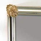 Spiegel Boden / Wand-Design, Rahmen Luti Holz, 96x196 cm Viadurini