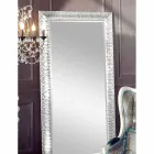 Rechteckiger Wandspiegel aus Tannenholz made in Italy Achille Viadurini